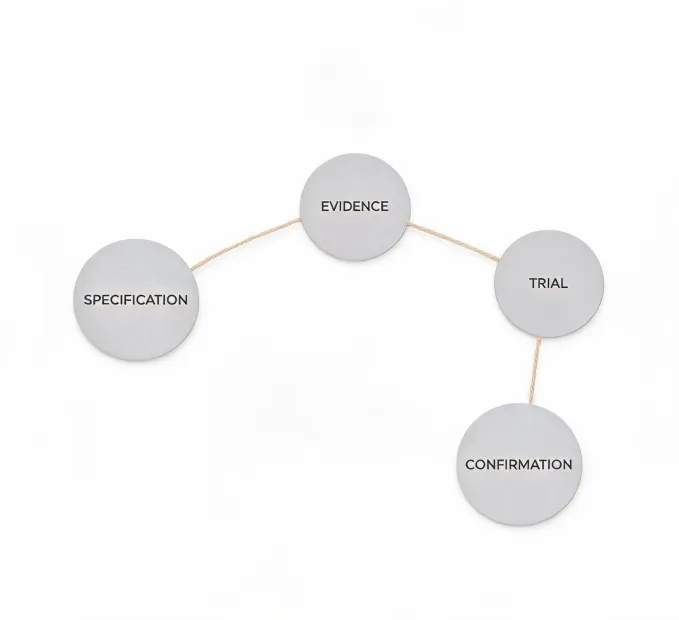 Abstract map for routing a fiber enquiry