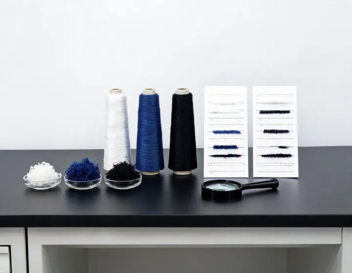 Polyester staple fibers and filament yarn packages under review
