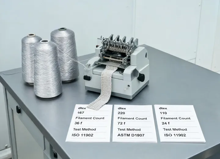 Filament yarn conversion trial